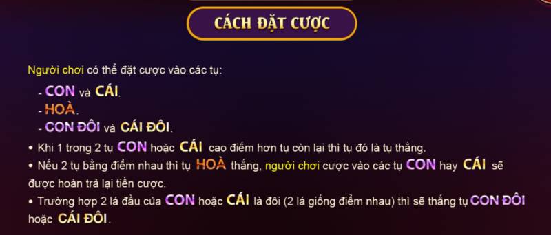 Các Tù Cược Trong Baccarat Kim Tài